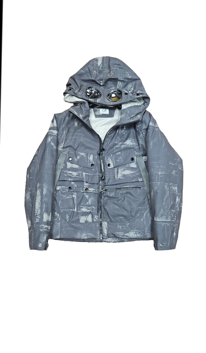 Cp Company Junior Padded Protek Goggle Jacket In Grey