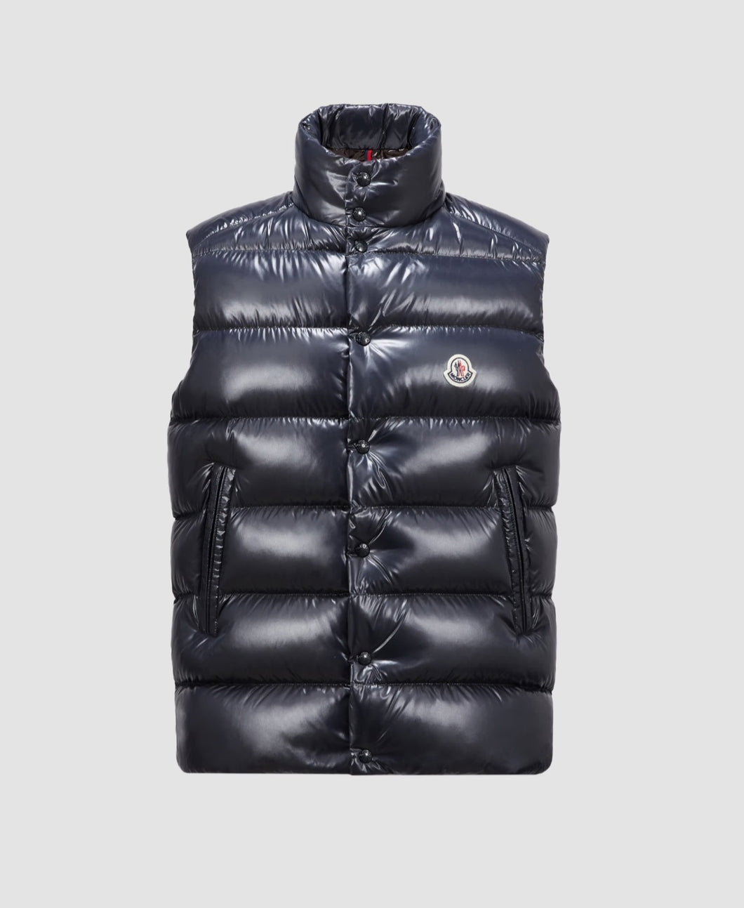 Moncler Tibb Down Gilet In Navy