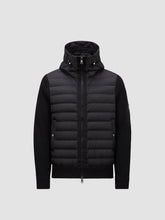 Load image into Gallery viewer, Moncler Padded Wool Cardigan In Black
