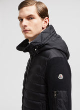 Load image into Gallery viewer, Moncler Padded Wool Cardigan In Black
