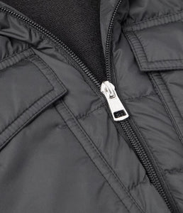 Moncler Zip-Up Cardigan In Black