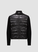 Load image into Gallery viewer, Moncler Wool Down Cardigan In Black
