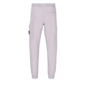 Stone Island Cotton Fleece Joggers In Grey