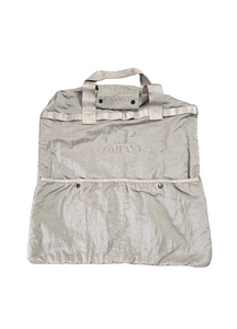 Cp Company Nylon B Tote Bag / Backpack In Metal Grey