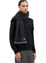 Load image into Gallery viewer, Stone Island Wool Scarf In Charcoal
