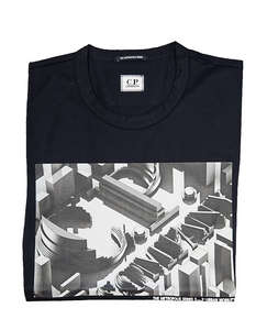 Cp Company Metropolis Urban Mobility T-Shirt Navy