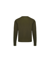 Load image into Gallery viewer, Cp Company Junior Long Sleeved Stamp Logo T-Shirt Ivy Green
