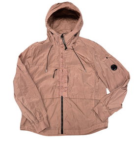 Cp Company Chrome-R Hooded Overshirt in Cedar Wood