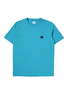 Cp Company Junior Small Stamp Logo T-Shirt In Tile Blue