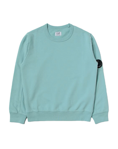 Cp Company Junior Light Fleece Lens Sweatshirt In Mineral Blue