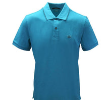 Load image into Gallery viewer, Cp Company Regular Fit Polo Shirt 097A In Tile Blue
