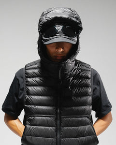 Cp Company D.D Shell Down Gilet In Black