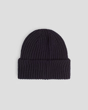 Load image into Gallery viewer, Junior Cp Company Merino Wool Goggle Beanie In Navy
