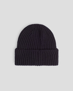 Junior Cp Company Merino Wool Goggle Beanie In Navy