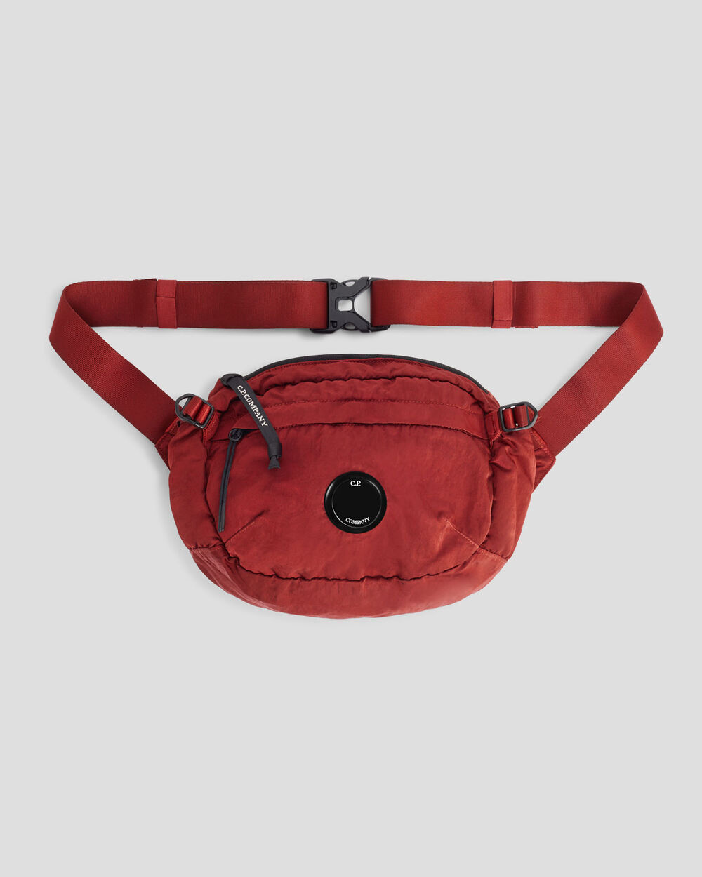 Cp Company Junior Nylon B Cross Body Bag In Red ( These Will Fit Upto A XXL Man Also )