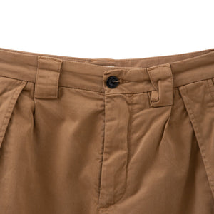 Cp Company Sateen Stretch Cargo Pants In Coffee Brown