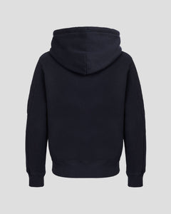 Cp Company Junior Lens Overhead Hoodie In Navy