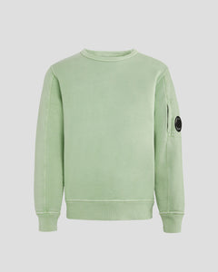 Cp Company Junior Lens Sweatshirt In Green 042