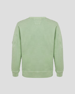 Cp Company Junior Lens Sweatshirt In Green 042