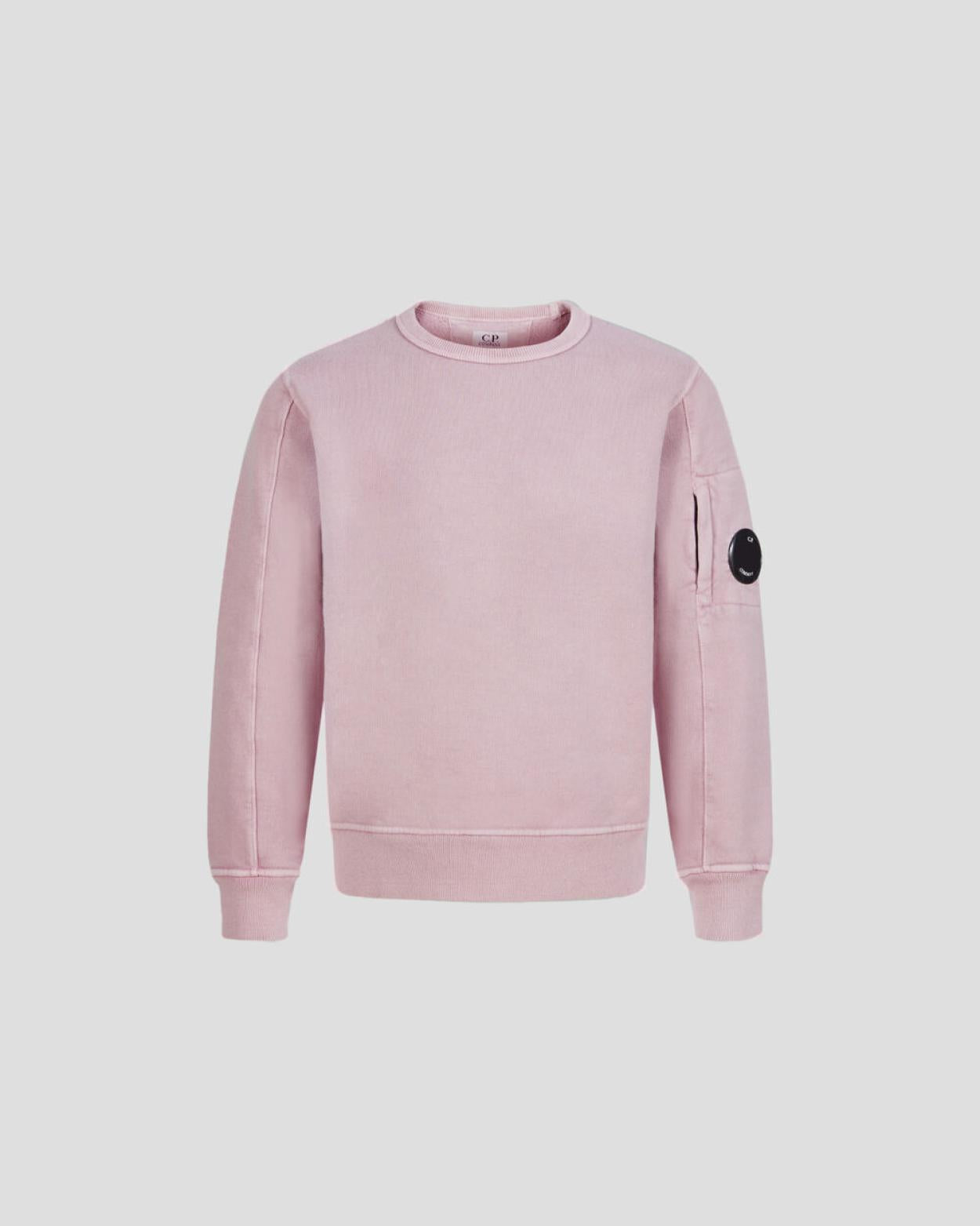 Pink sweatshirt with rose best sale