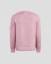 Load image into Gallery viewer, Cp Company Junior Merino Wool Knit In Rose Pink 055
