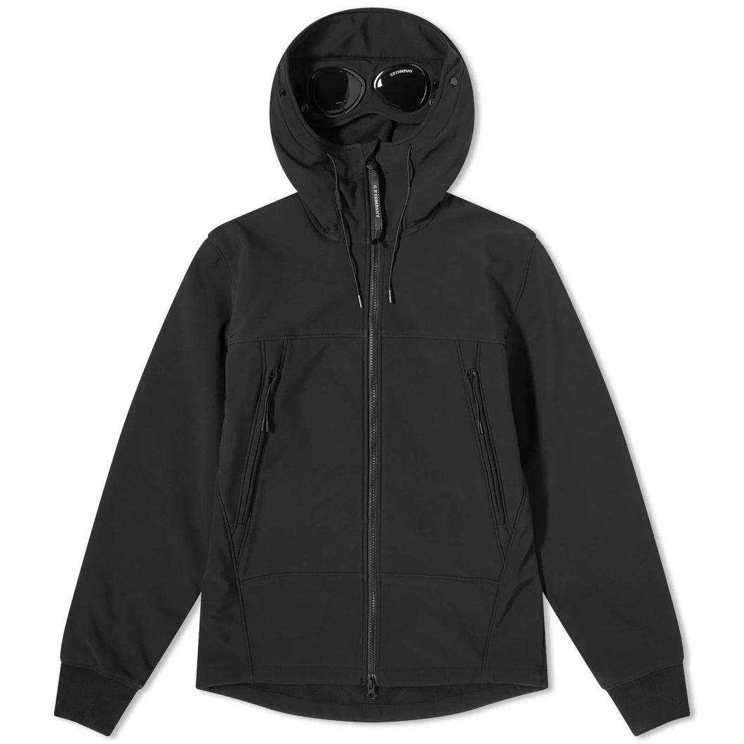 Cp Company A/W Lined Goggle Soft Shell-R In Black