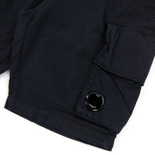 Load image into Gallery viewer, Cp Company Twill Stretch Utility Cargo Shorts In Navy
