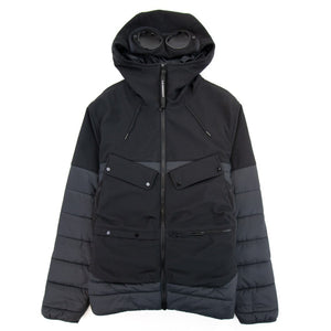 Cp Company Shell-R Goggle Jacket In Black