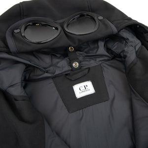 Cp Company Shell-R Goggle Jacket In Black