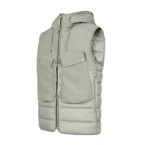 Cp Company Mixed Shell-R Goggle Gillet In Lead Grey