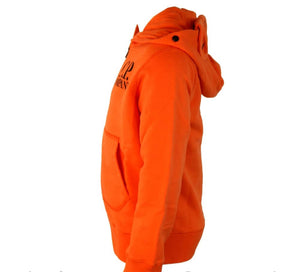 Cp Company Junior Goggle Full Zip Hoodie In Harvest Pumpkin