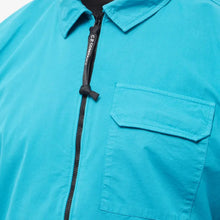 Load image into Gallery viewer, Cp Company Gabardine Full Zip Lens Shirt In Tile Blue (Pre-Order: Due Approx. 28th Feb)
