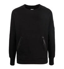 Load image into Gallery viewer, Cp Company Diagonal Raised Lens Sweatshirt In Black
