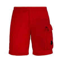 Load image into Gallery viewer, Cp Company Chrome-R Multipocket Swimshorts In Fiery Red
