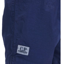 Load image into Gallery viewer, Cp Company Flatt Nylon Stitch Logo Utility Shorts In Medieval Blue
