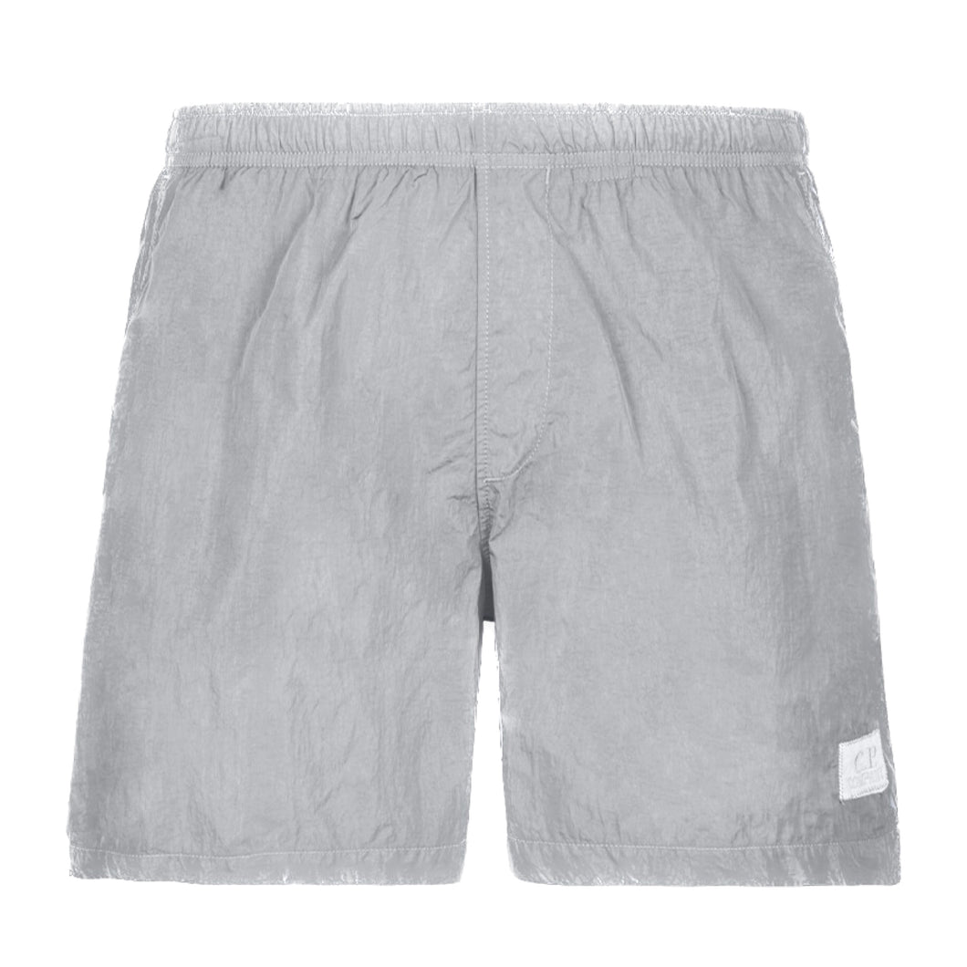 CP Company Flatt Nylon Stitch Logo Swim Shorts in Flint Grey – TET Clothing