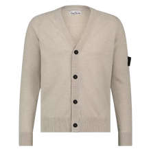 Load image into Gallery viewer, Stone Island RWS Wool Cardigan In Stucco
