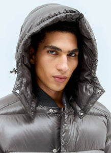 Moncler Maljasset Down Jacket In Grey