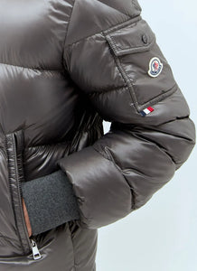 Moncler Maljasset Down Jacket In Grey