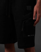 Load image into Gallery viewer, Cp Company Metropolis Series Diagonal Raised Shorts in Black
