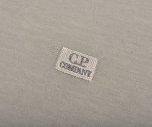 Cp Company Tacting Piquet T-Shirt In Flint Grey