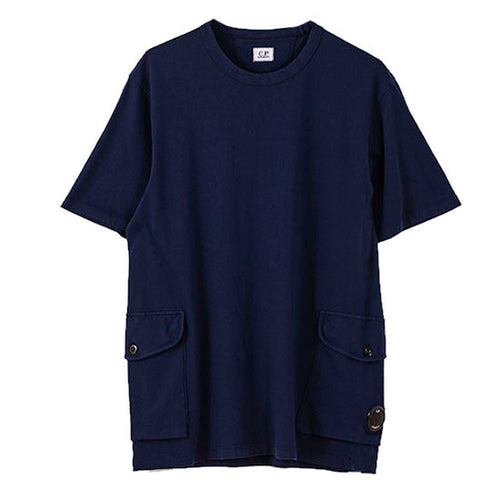 Cp Company Lens Pocket T-Shirt 316A Medieval Blue