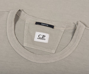 Cp Company Tacting Piquet T-Shirt In Flint Grey