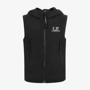 CP Company Junior Shell - R Goggle Gilet in Black