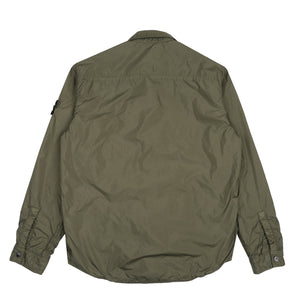 Stone Island Crinkle Reps R-Ny With Primaloft-Tc Overshirt In Khaki