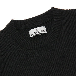 Stone Island RWS Ribbed Sweatshirt Charcoal