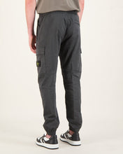 Load image into Gallery viewer, Stone Island Stretch Cotton Satin Cargo Pants In Lead Grey
