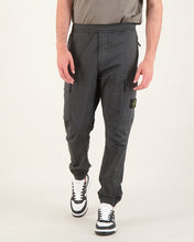 Load image into Gallery viewer, Stone Island Stretch Cotton Satin Cargo Pants In Lead Grey
