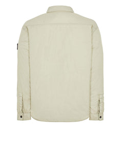 Stone Island Crinkle Reps R-Ny With Primaloft-Tc Overshirt In Stucco