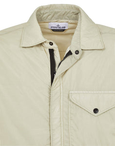 Stone Island Crinkle Reps R-Ny With Primaloft-Tc Overshirt In Stucco